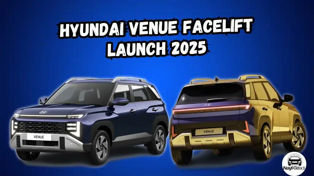 Hyundai Venue Facelift Launch 2025