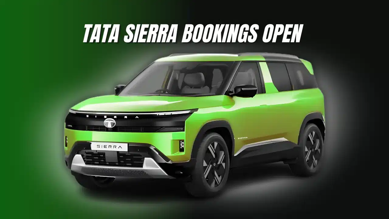 Tata Sierra Bookings December 2025