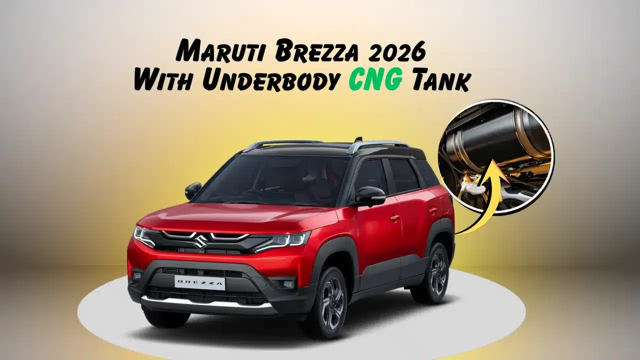 Maruti Brezza 2026 Underbody CNG Tank